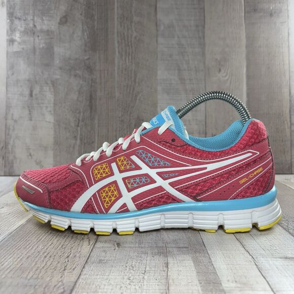 Asics GEL Chase Womens Size 8 Running Shoes Sneakers Trainers Low Top Pink T3A7Q - Picture 8 of 11